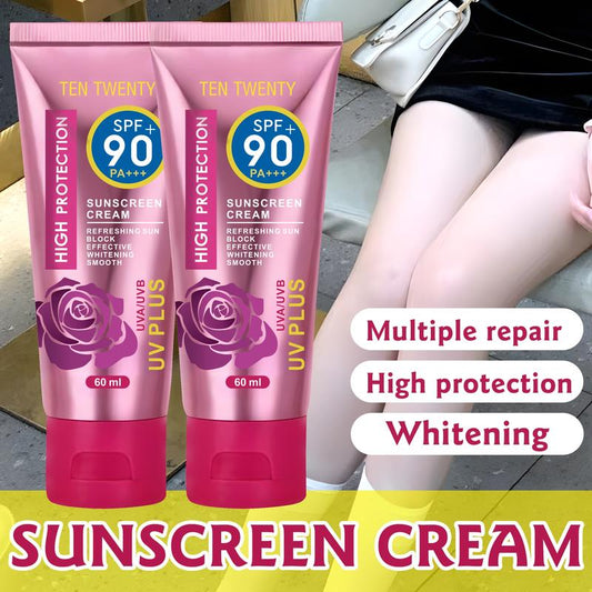 【BUY 1 TAKE 1】Sunscreen Cream SPF 90+High Protection UV PLUS 60ml SkincareFacial Skin Comfort Skin Repair