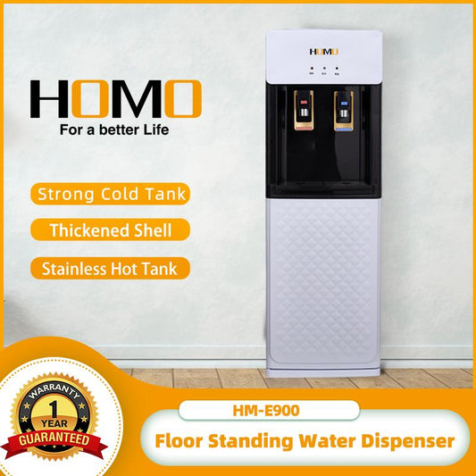 HOMO FLOOR STANDING  WATER DISPENSER | MODEL: HM-E900 | 485 POWER | HOT & COLD WATER