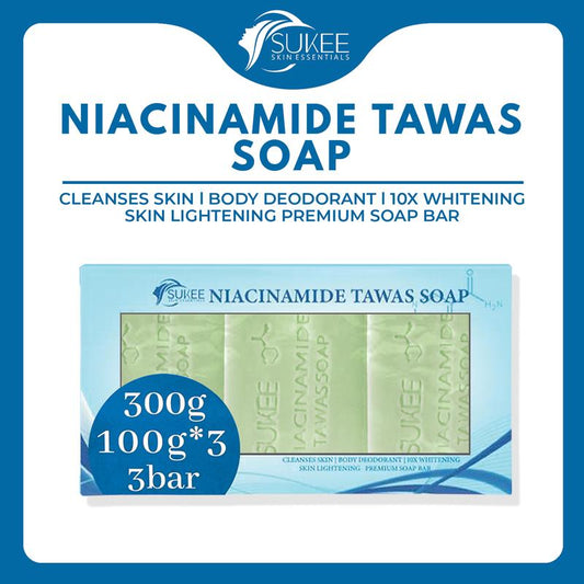 SUKEE Niacinamide Tawas Soap Body Care Body Wash Cleanser Skin Care Skin Repair Cleansing FDA APPROVED