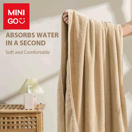 Korean Style Bath Towel Travel Super Soft Souvenir Multi Functional(dark pink）