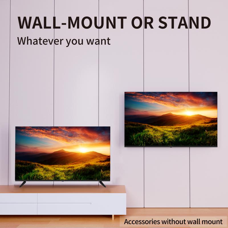 [FREE BRACKET] HOMO 55" HD SMART TV  Model: HM-G55T1  Android TV | Smart TV I Google TV AC Voltage: 100-240V (50-60Hz)  TV Screen Type: LCD/LED