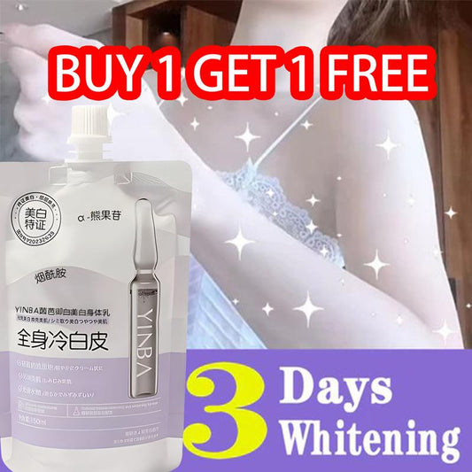 YINBA 100% Effective Niacinamide Whitening Body Milk Lotion Remove Melanin Moisturizing Lotion Improve Dark Skin 150ml