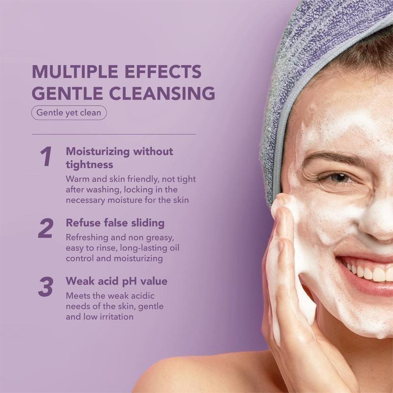 SUKEE Vitamin C BRIGHT FOAM CLEANSER Facial Cleansing Mousse Gentle Foam Vitamin e Deep Cleansing 150ML Non-irritating Oil Control Facial Cleanser for Men and Women All Skin Types Brush Hydrating Skincare Facial Wash Moisture Moisturize Siliconet Hydrate
